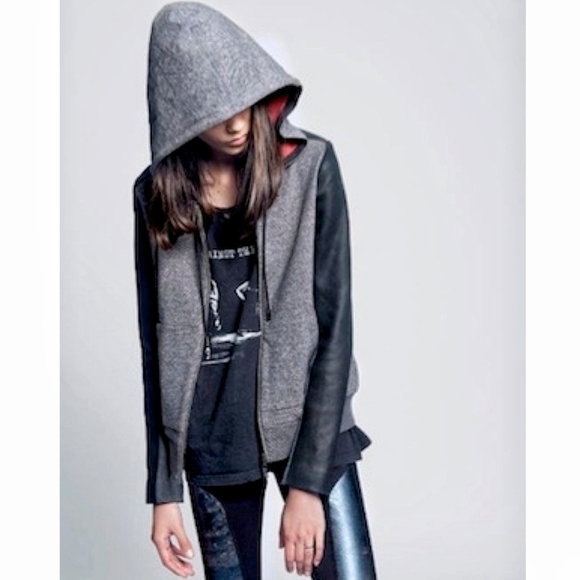 🌸Francis Leon x Barney's New York| Leather Jacket - Picture 1 of 13